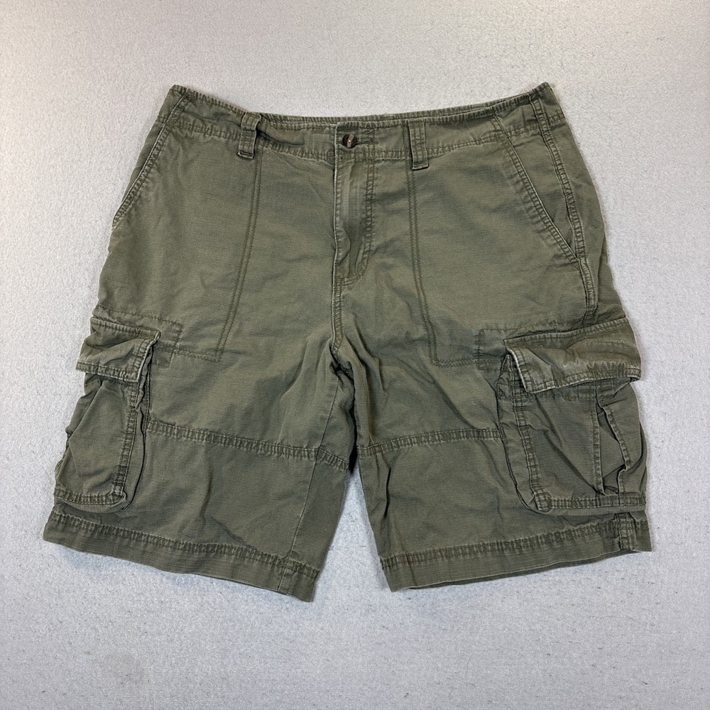 MOSSIMO CO. Men's Olive Green Cotton Cargo Shorts Size 36